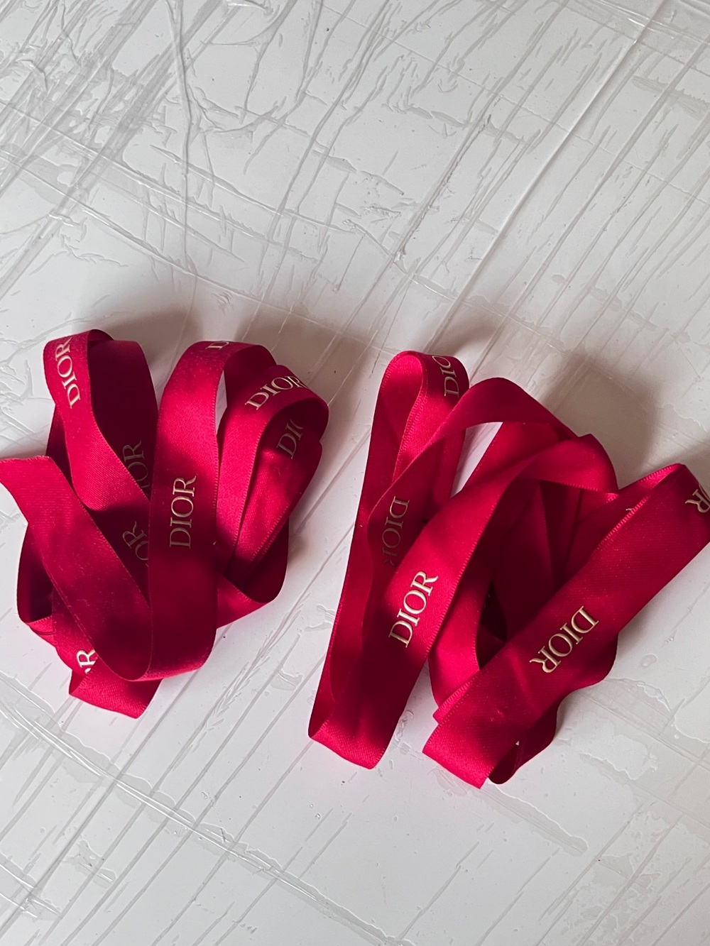 2Pc Dior Satin Ribbon set - Picture 3 of 6